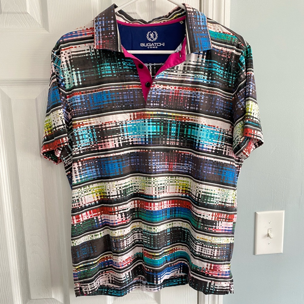 Bugatchi uomo golf polo shirt